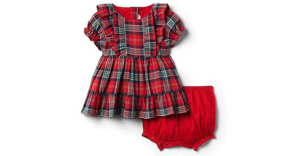 Janie And Jack Baby Plaid Matching Set