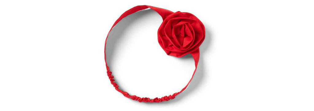 Janie And Jack Baby Rose Soft Headband