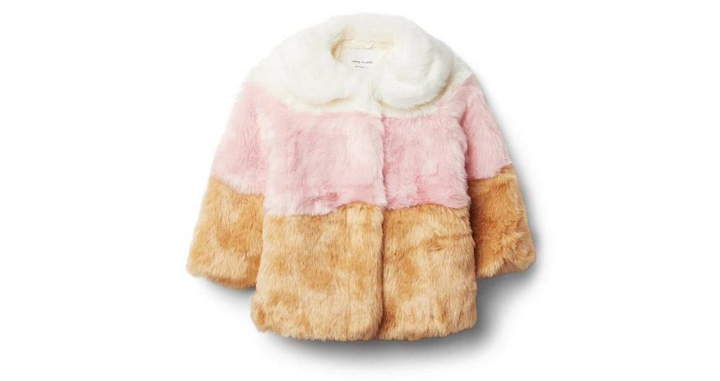 Janie And Jack Neapolitan Faux Fur Coat