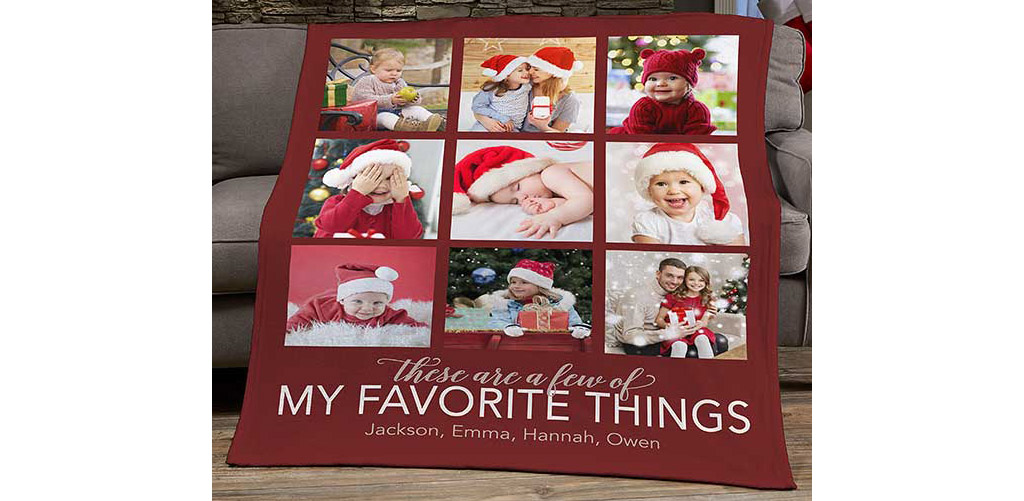 Personalization Mall My Favorite Things Personalized Photo Blanket